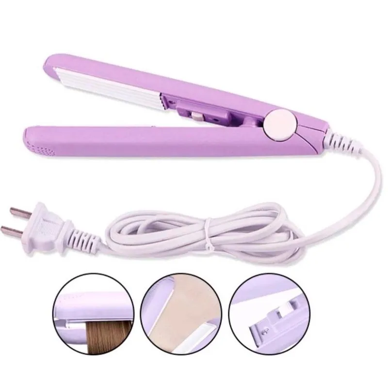 Mini Chapinha Prancha Portátil Capinha Bivolt Artesanato Cor