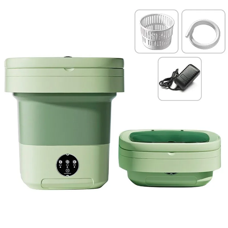 Lavadora Mini Portátil 6,5l Solução Compacta Lavagem Rápida