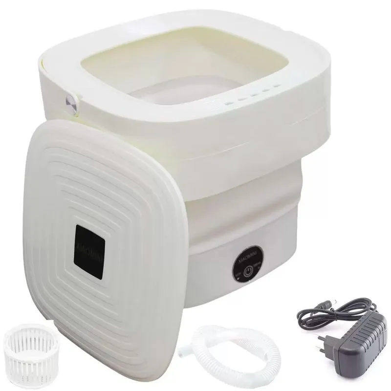 Máquina De Lavar Roupas Mini Dobrável Usb Pequenas Cargas