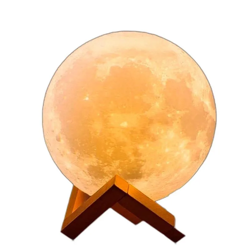 Abajur Lua Cheia 3d Umidificador Aromatizador Noites