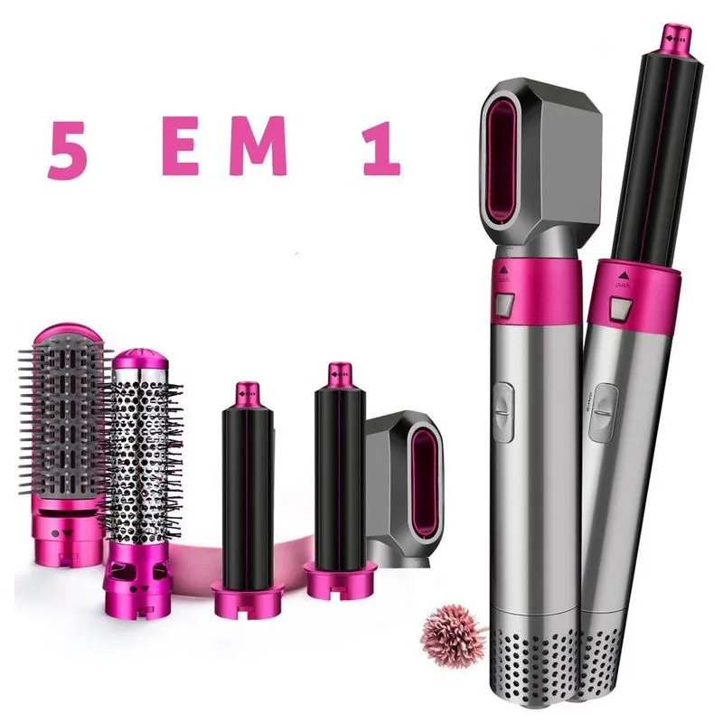 Escova Alisadora 5 Em 1 Profissional Cabelo 110v