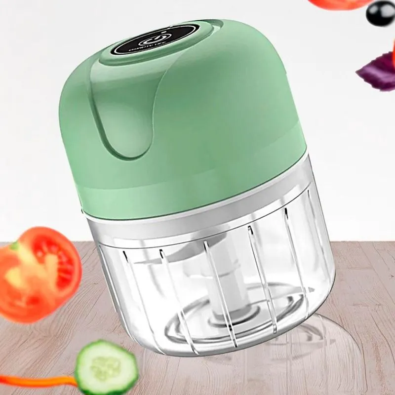 Mini Moedor Elétrico Recarregável Cozinha Limpa E Ágil