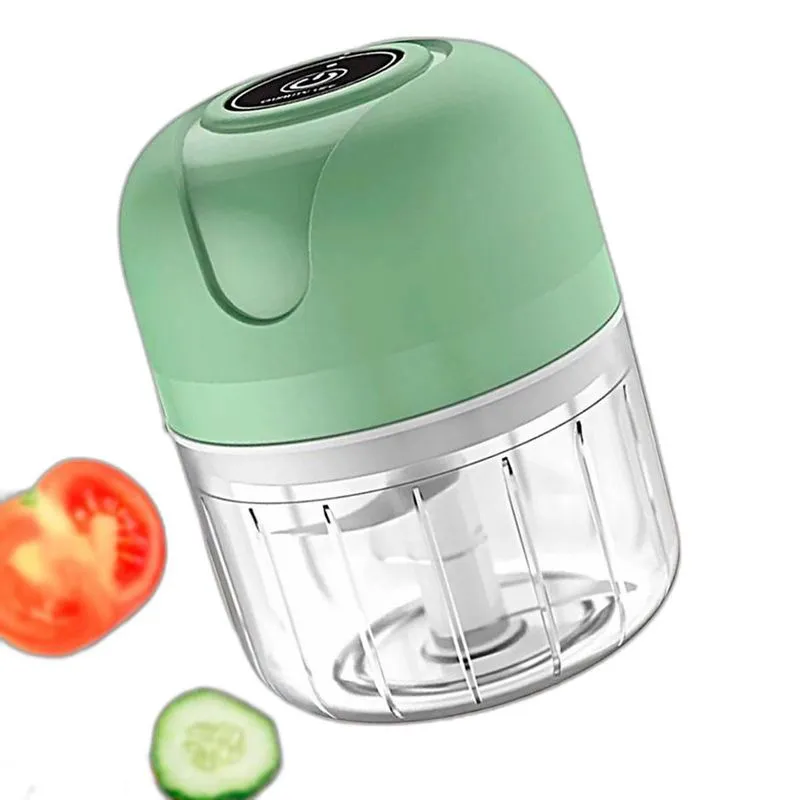 Mini Processador De Alimentos 3 Lâminas Potente E Compacto