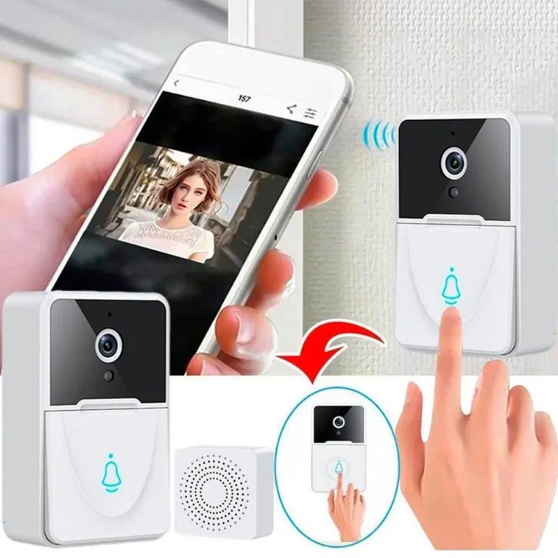 Interfone Visual Inteligente Vídeo Casa Segurança Porta