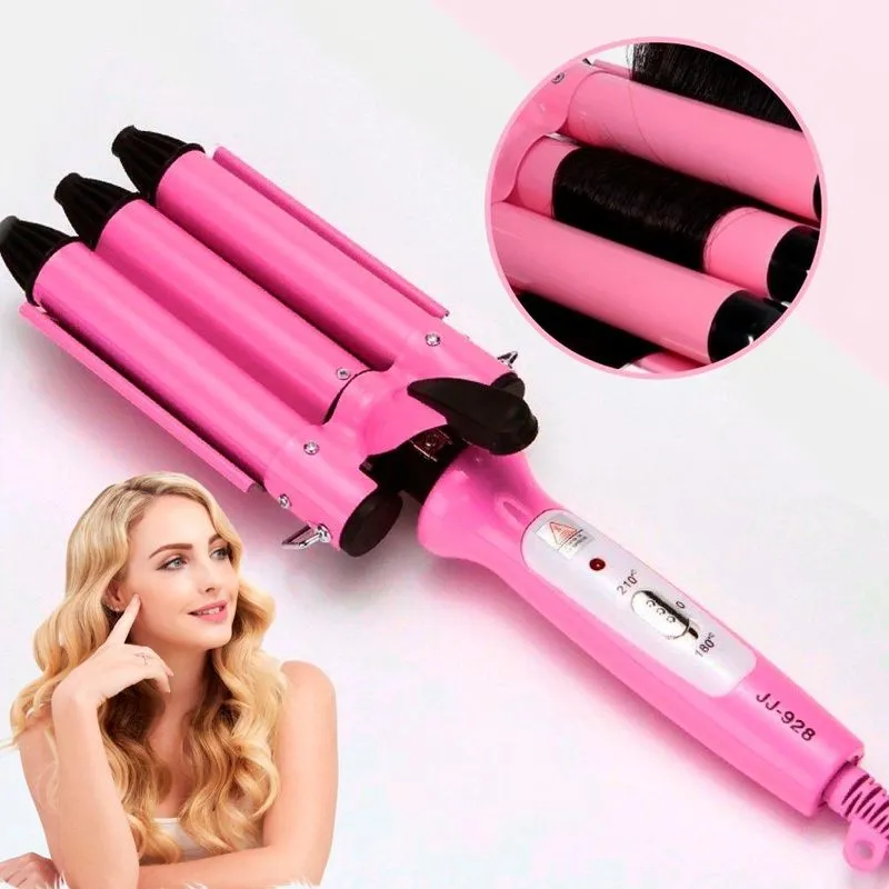 Ondulador Trionda Rosa 25mm Bivolt Profissional Cabelo