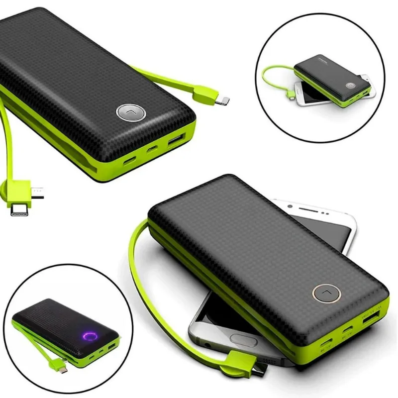 Power Bank 20000Mah Carregador Duradouro E Universal