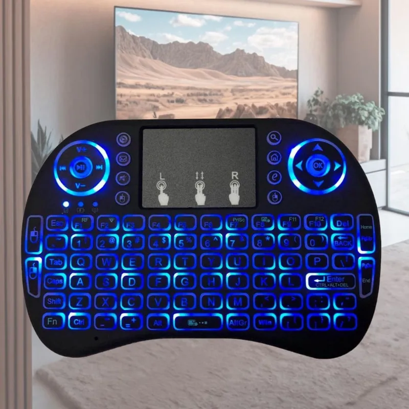 Mini Teclado Controle Remoto E Usb Ideal Notebook E