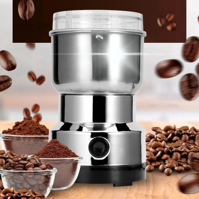 Moedor Grãos Elétrico Aço Inoxidável Ideal Café E Sementes