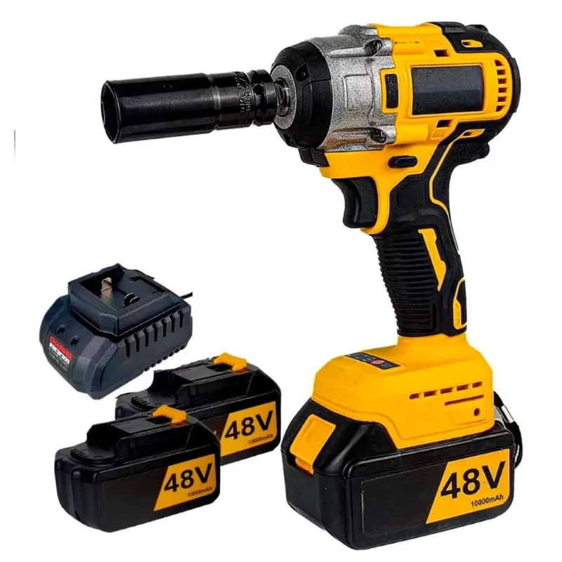 Chave De Impacto E Furadeira Automotivo 48V Bivolt Mandril