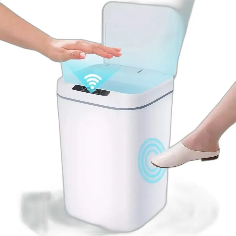 Lixeira Automática 16l Sensor Recarregável Cozinha