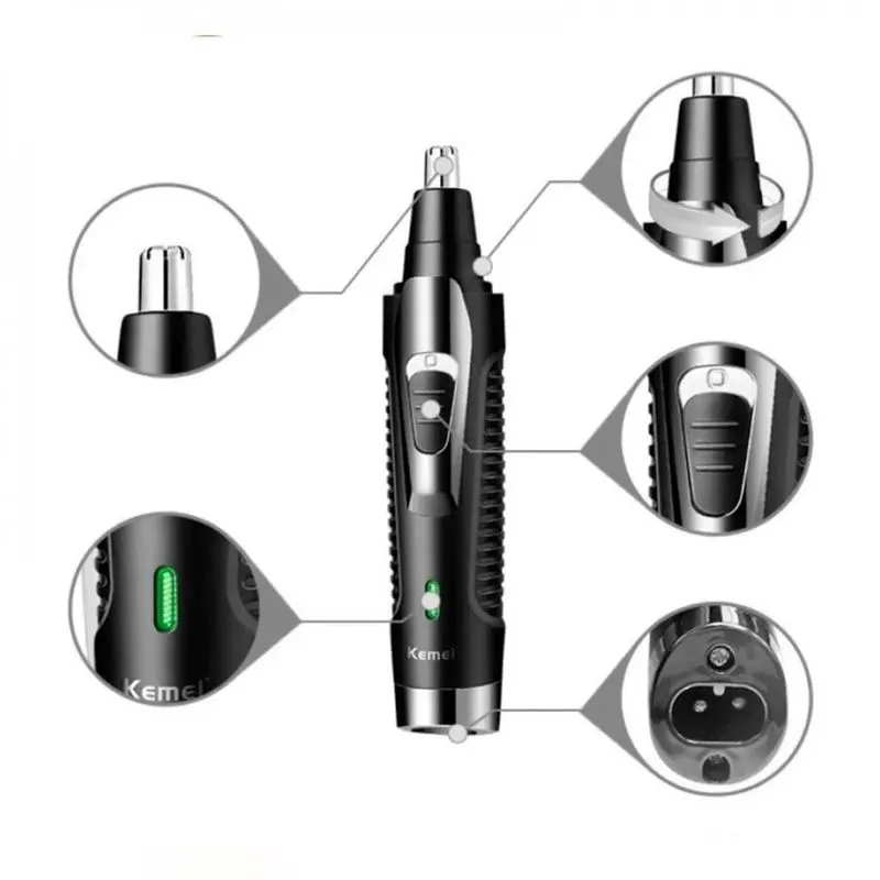 Máquina 2 Em 1 Leve Ideal Remoção Pelos Barba E Cabeleireiro