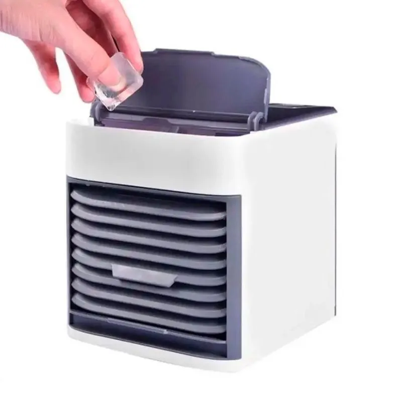 Mini Ar Condicionado Portátil Usb Ventilador Ideal Quarto Ou