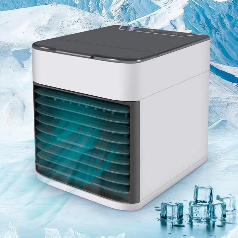Mini Ar Condicionado Portátil Usb Ventilador Ideal Quarto Ou