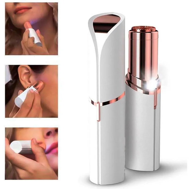 Depiladora Facial Batom Recarregavel Discreta Bolsa