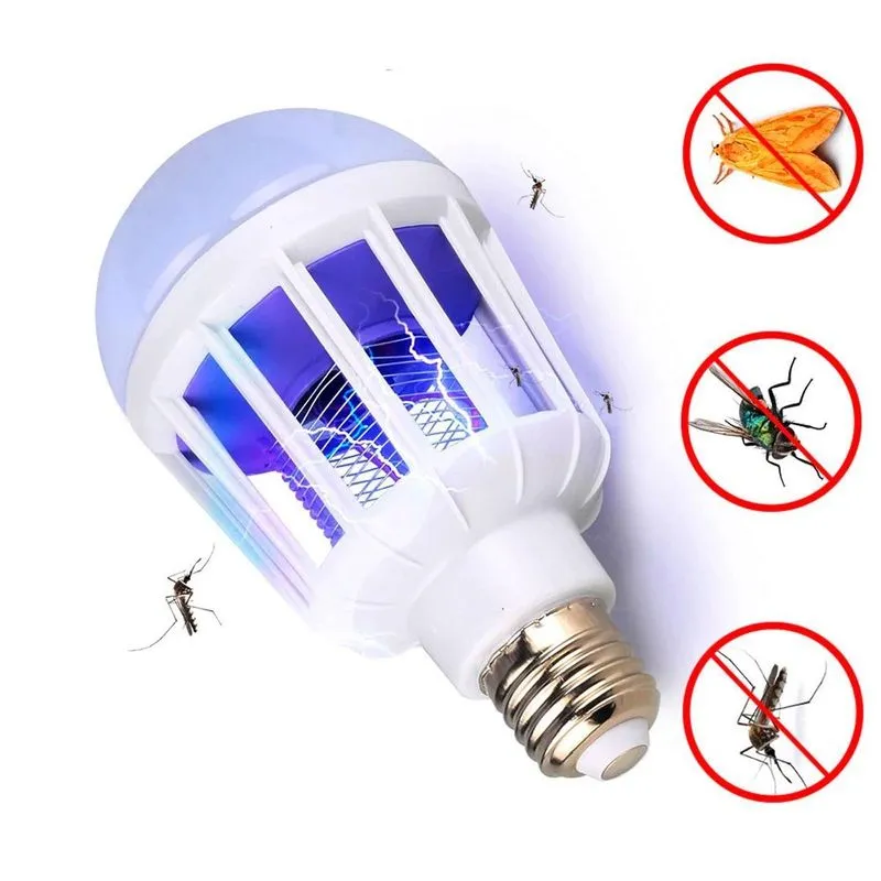 Luminária Led Mata Pernilongos Mosquitos Uv Armadilha 15w