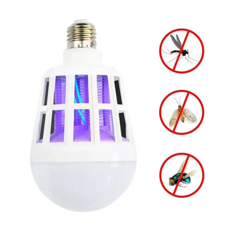 Luz Led Uv Mata Mosquitos Pernilongos Lâmpada Potente