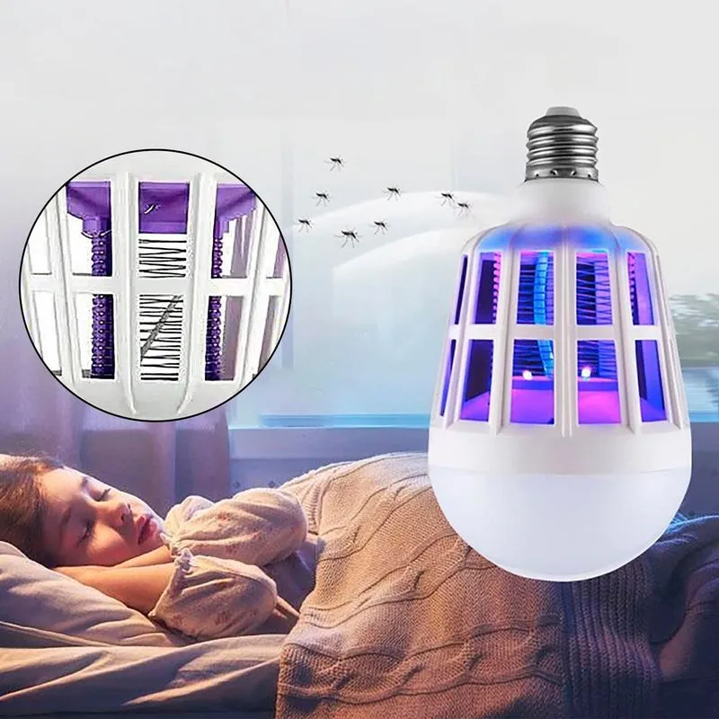 Luminária Led Mata Mosquitos Pernilongos Armadilha Potente