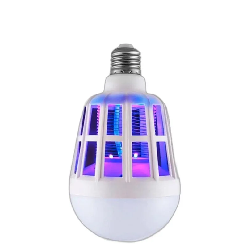 Luminária Led Mata Mosquitos Pernilongos Armadilha Uv 15w