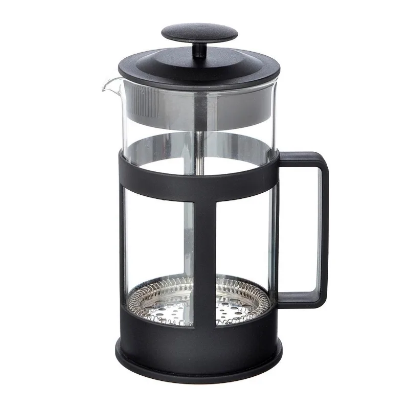Cafeteira Francesa Vidro Prensa Manual 350ml Café Grão