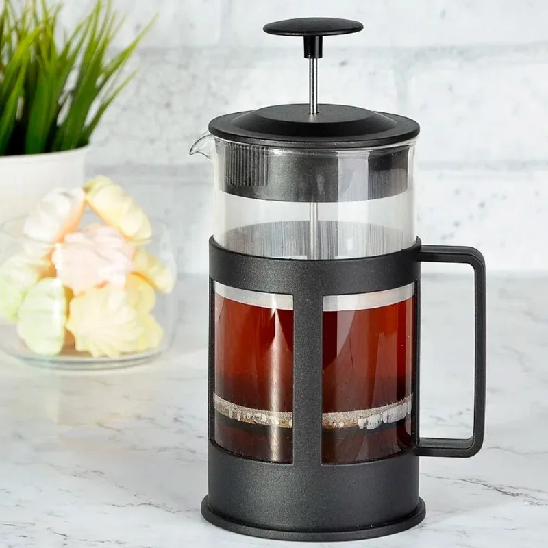 Cafeteira Francesa Manual Para Café 350ml Vidro Filtro