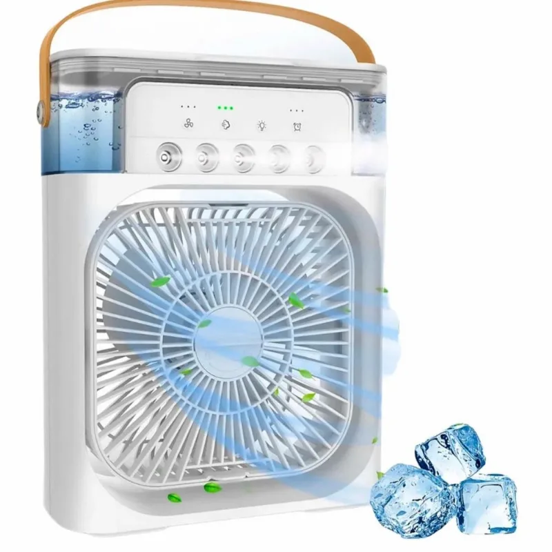 Mini Ventilador Climatizador Usb Portátil Melhorar Conforto