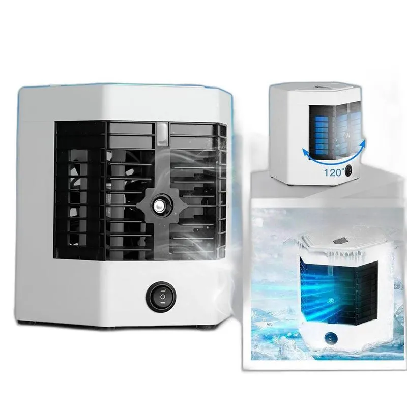 Ventilador Usb Portátil Mini Com Ar Condicionado Trabalho