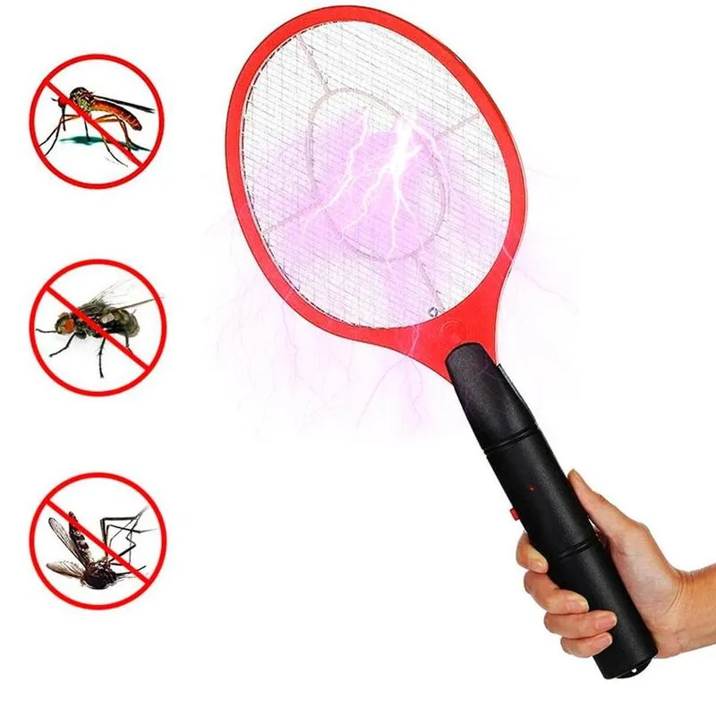 Raquete Mata Mosquitos Pernilongos Dengue Fácil De Usar