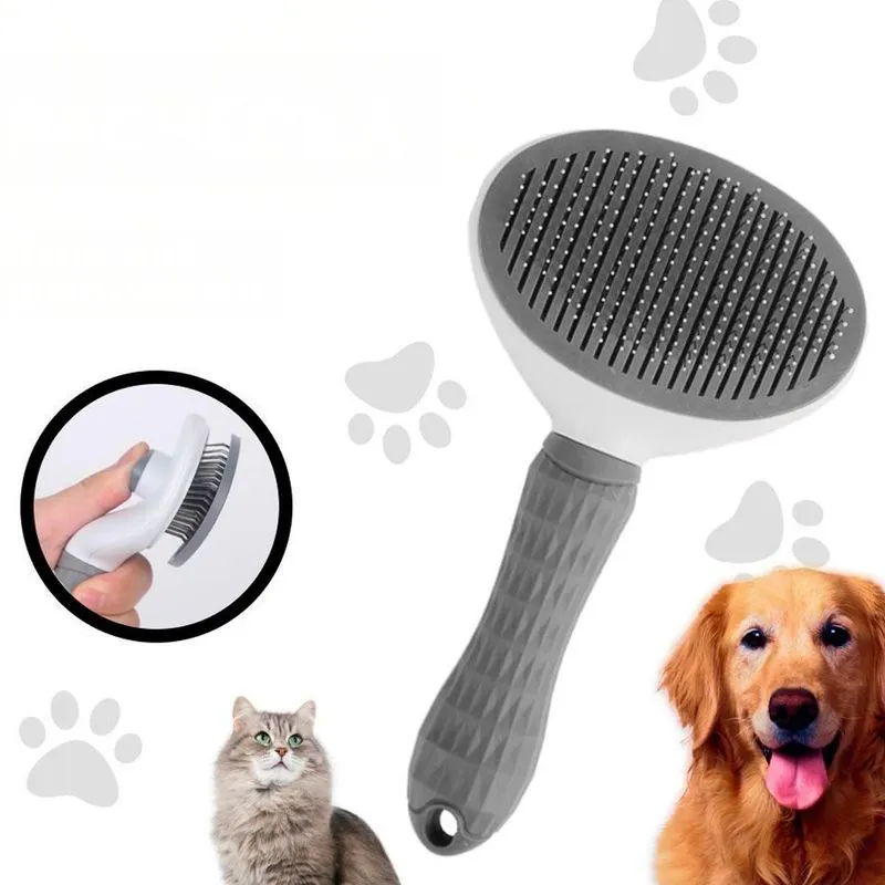 Pente Para Pets Remove Pelos De Gatos Cachorro E Cães
