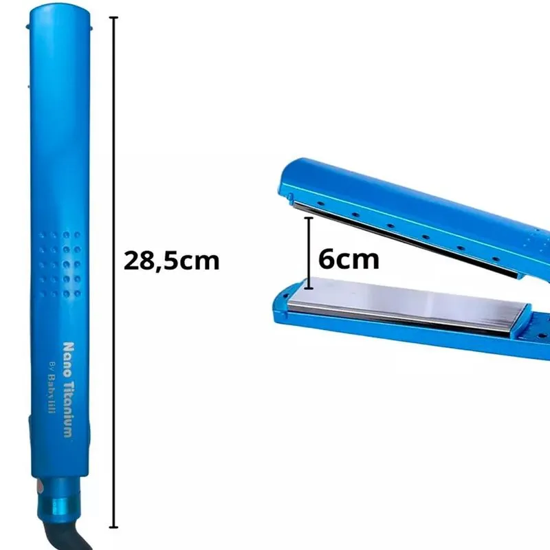 Chapinha Alisadora Titanium Azul Bivolt