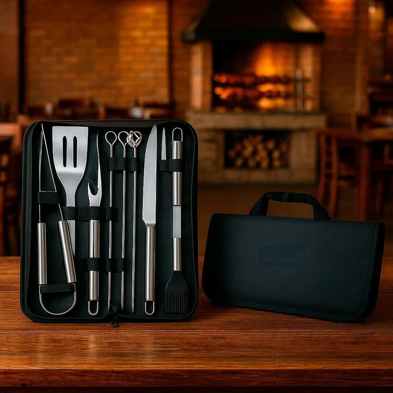 Kit Churrasco Profissional Perfeito Para Final De Semana
