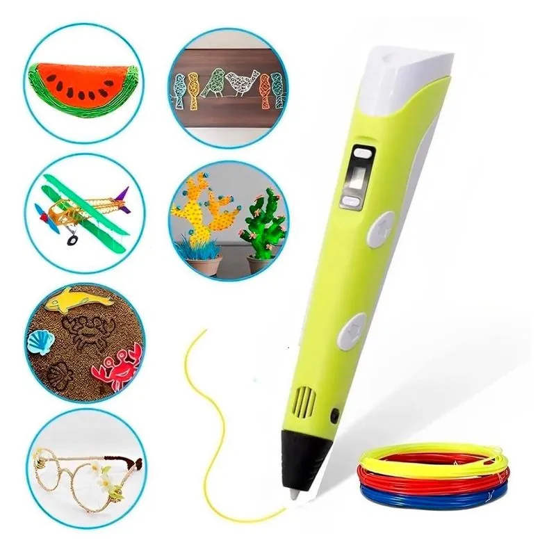 Caneta 3D Infantil Criar Impressora Desenhar