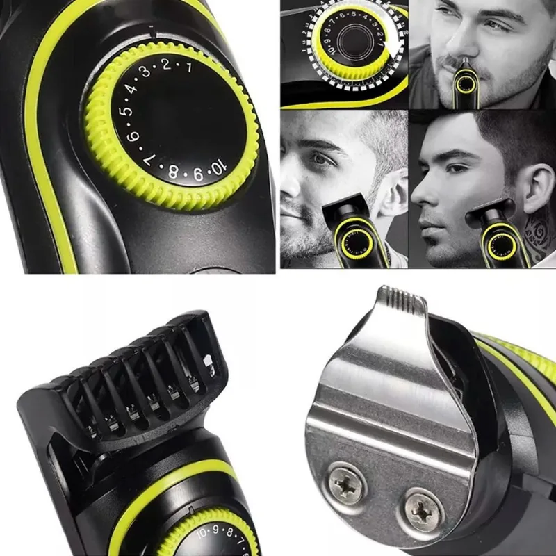 Barbeador 5 Em 1 Profissional Kit Corte Corpo Orelhas
