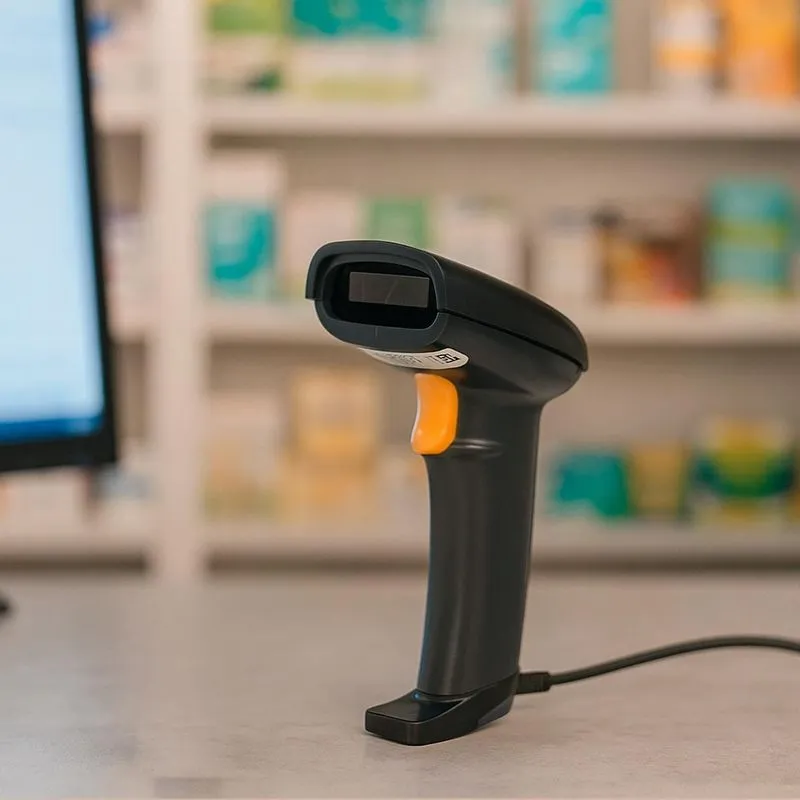 Leitor Código Usb Rápido Ideal Para Lojas E Estoques