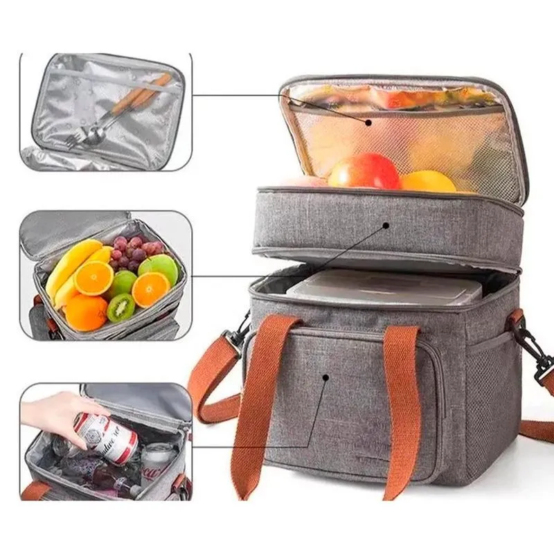 Bolsa Térmica Bolsinha Prático Academia Marmita