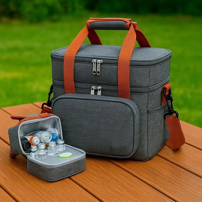 Bolsa Térmica Bolsinha Prático Academia Marmita