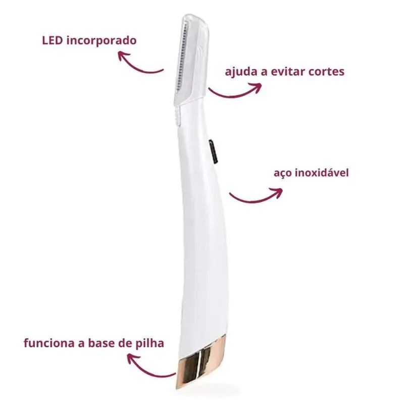 Esfoliador Com Cabo Que Facilita A Limpeza Facial
