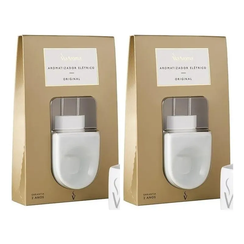 Kit 2 Aromatizadores De Porcelana Via Aroma