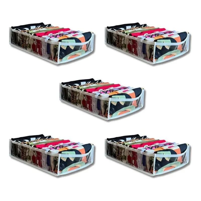 5x 5 Colmeia Organizadora Camiseta Gaveta Organizador Camisa