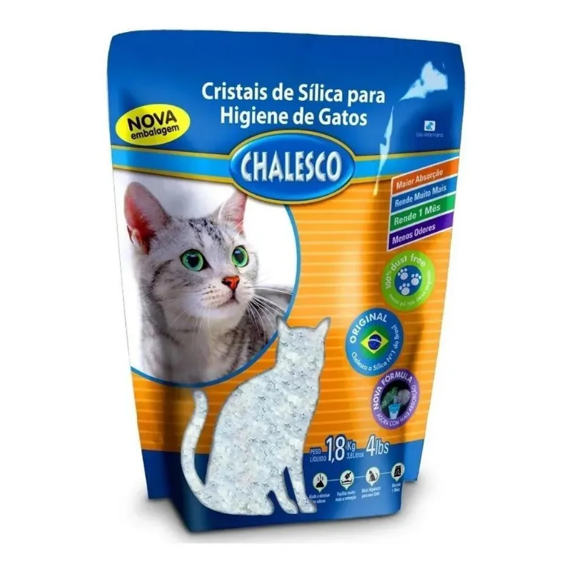 5x Chalesco Areia Sanitária Cristais Sílica Em Gel Grossa 1.