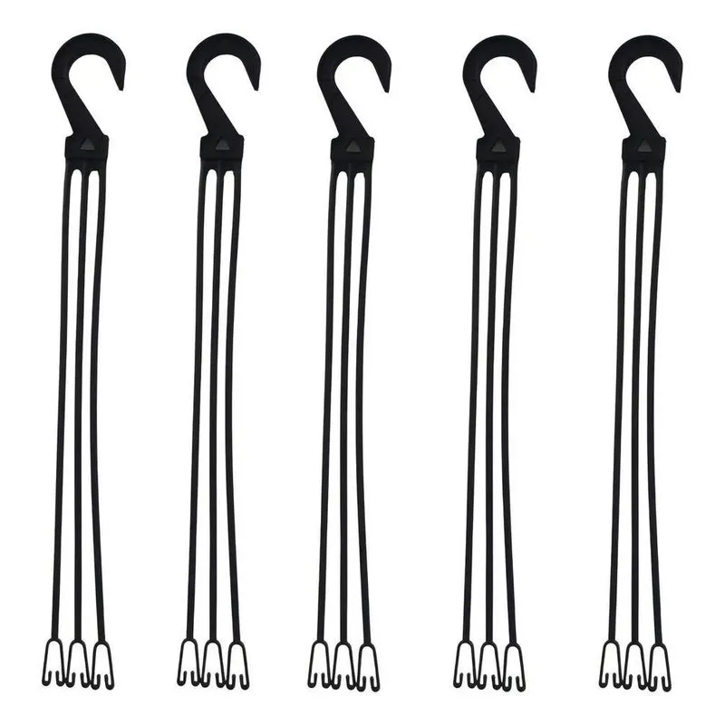 10 Hastes Alças Preto Pendurador De Vasos Cuias Plantas 45cm