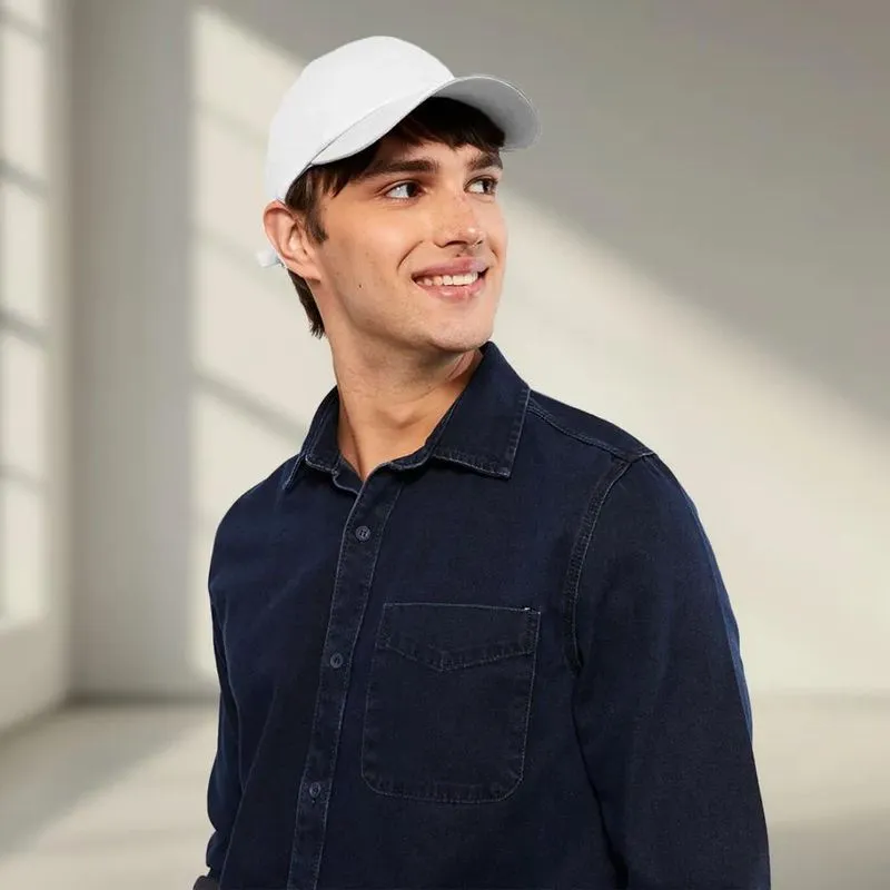 10x Boné Básico Liso Aba Curva Ajuste Unissex Masculino Bas