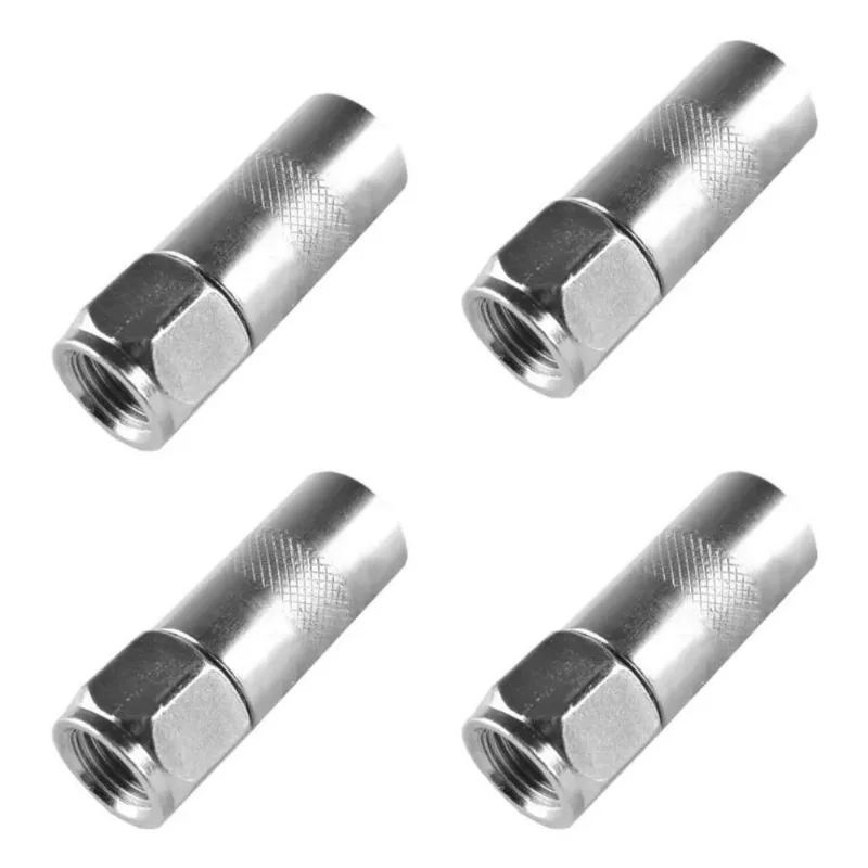 3x Kit 4 Bico Pino Bomba Engraxadeira Acoplador Hidraulico G
