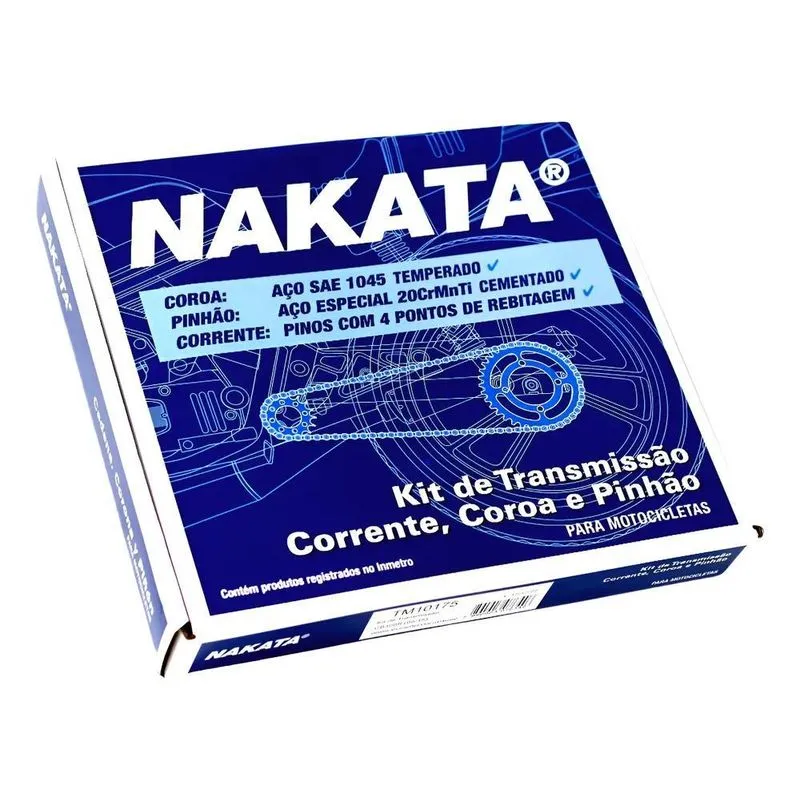3x Kit Relação Transmissão Cg 150 Titan Es Ks 2004 Até 2008