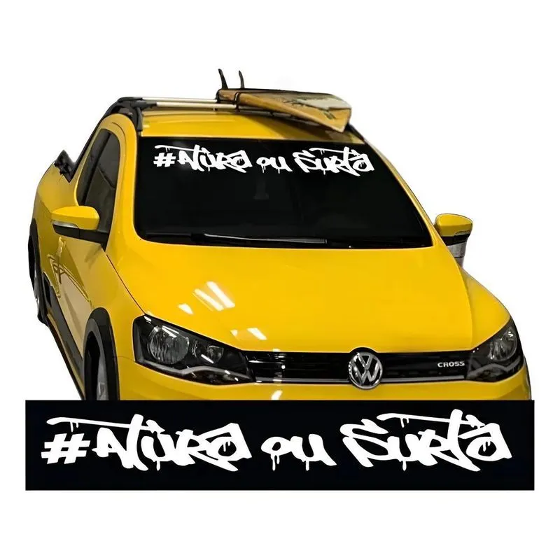 Adesivo De Parabrisa Atura Ou Surta Carro Tuning Dub
