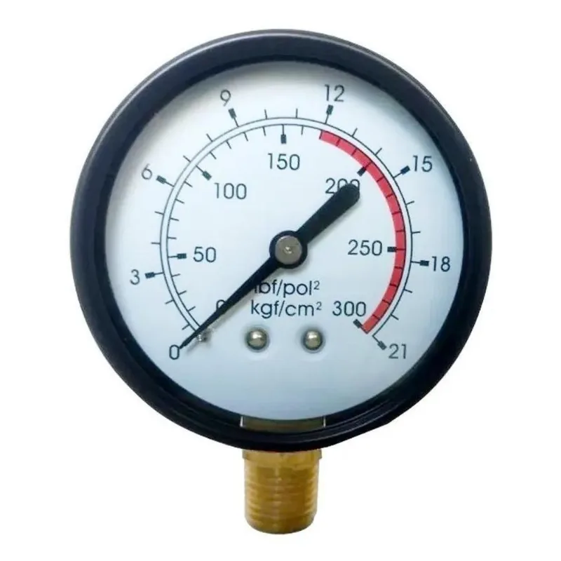 3x Manômetro Para Compressor De Ar 0 - 20 Bar - 300psi - 50m