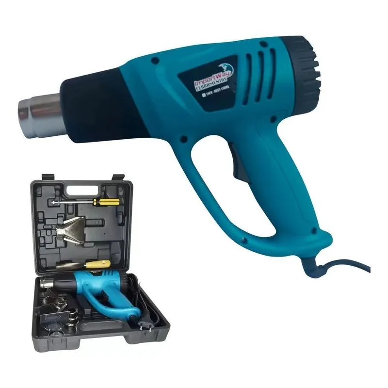 5x Soprador Térmico 2000w Maleta E Acessórios Importway