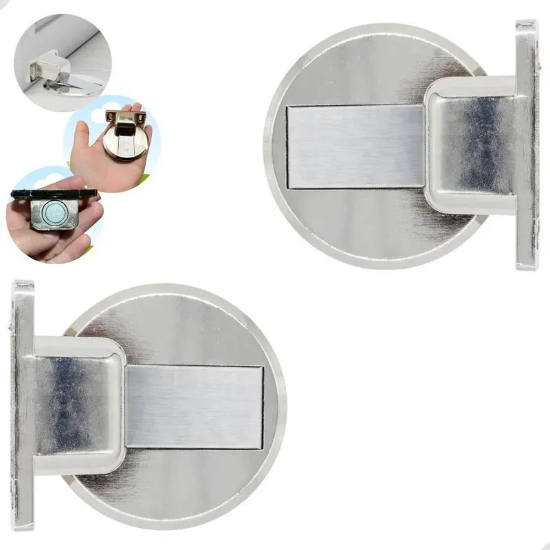 2x Segurador Magnetico De Porta Prendedor De Porta Chão 2 Pe