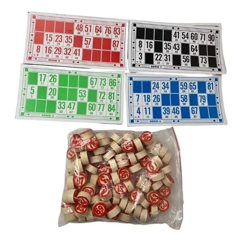 5x Jogo De Bingo 90 Pedras De Madeira E 48 Cartelas Numerada
