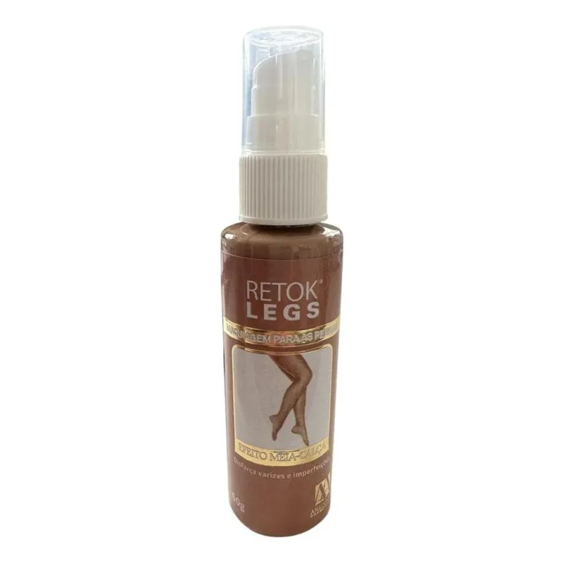 10x Maquiagem Pernas Retok Legs Anaconda Bisnaga60g Bronze