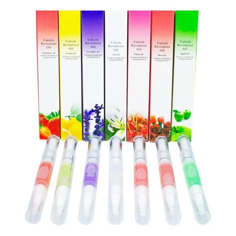 10x Caneta Óleo Hidratante De Cutícula Revitalizador, 3 Uni
